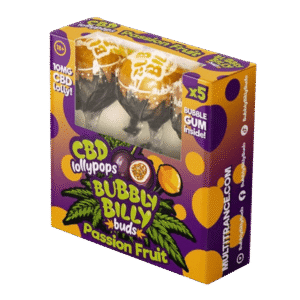 Sucettes CBD 10mg  5pcs (Fruit de la passion )